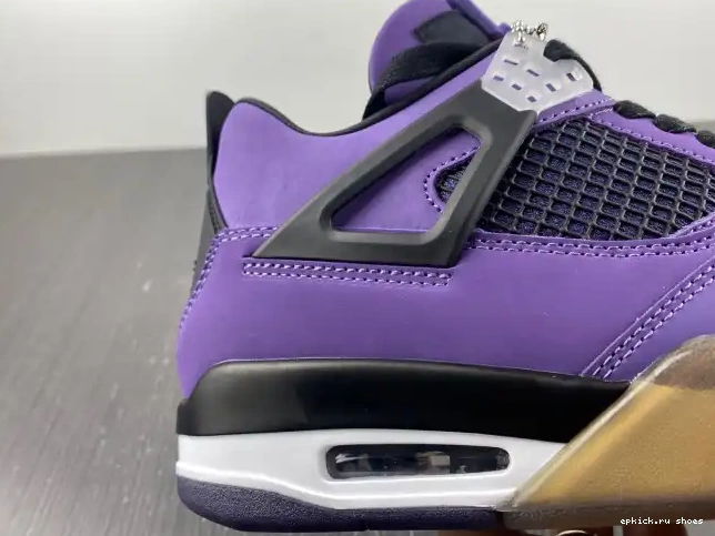 Cheap Jordan and LN4 Scott Family) Retro 4 Purple Travis 766296 (Friends 0512